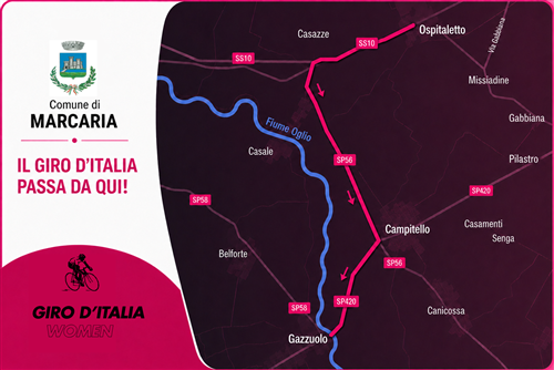 Passaggio del Giro d'Italia Femminile