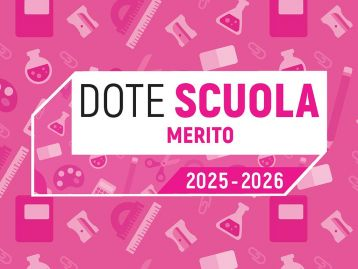 Dote Scuola anno scolastico e formativo 2025/2026