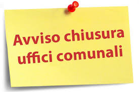 Avviso chiusura